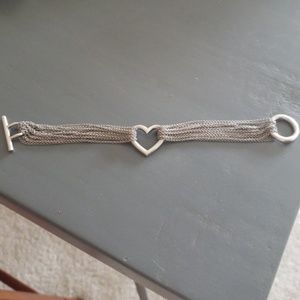 Tiffany & Co. Sterling Silver Bracelet (Heart)